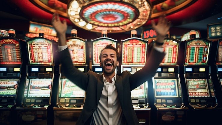 Paytable display showing all symbol values and payout odds